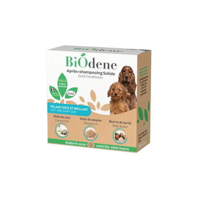BIODENE-Biodene Après-Shampoing Solide Chien - 100 gr