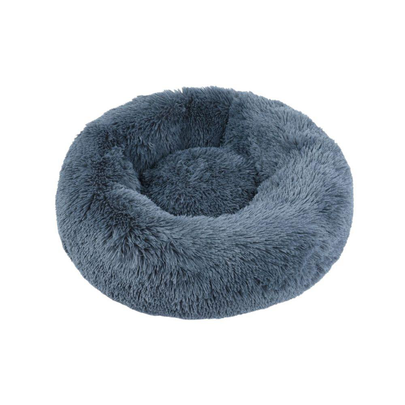 Meilleurs prix pour Couchage Chien - Wouapy Corbeille ronde moelleuse Gris - Ø 90 cm