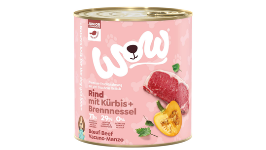 Meilleurs prix pour Boîtes Chien – Wow Junior Boeuf – 800 gr