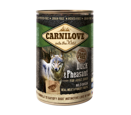 Comparer les prix de Boîte Chien -  Carnilove Wild Meat Canard & Faisan - 400 g
