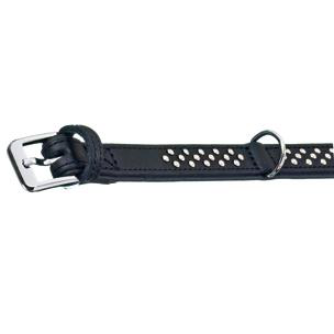 Meilleurs prix pour FLAMINGO-Collier Chien - Flamingo Collier Rondo clouté Noir - 52 x 3,5 x 0,5 cm