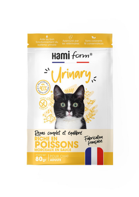 HAMIFORM-Hamiform repas complet pour chat “Urinary” Poisson - 80 gr
