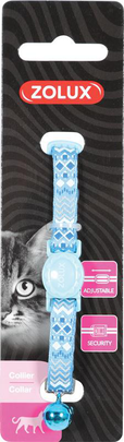Comparer les prix de Collier Chat – Zooplus Collier Nylon Ethnic Réglable Bleu