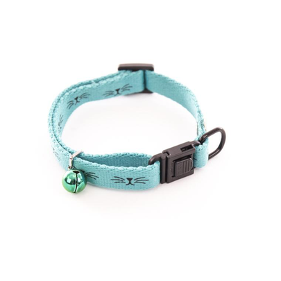 Comparer les prix de Collier Chat – Martin Sellier Collier Frimousse turquoise – 20 à 30 cm