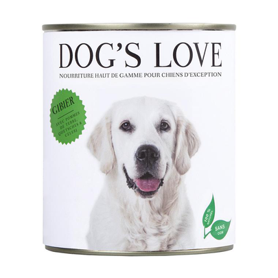 Comparer les prix de Boîte Naturelle Chien – Dog's Love Gibier 800 gr