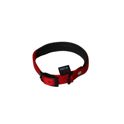 Meilleurs prix pour Collier Chien - Martin Sellier Collier droit Confort Rouge - 45 x 2 cm