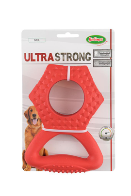 Comparer les prix de Jouet Chien - Bubimex Ecrou Ultra strong Rouge - 18 x 12,5 x 4 cm