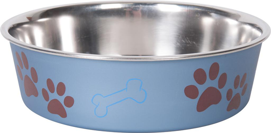 Meilleurs prix pour FLAMINGO-Gamelle - Flamingo Bella Bleu métal - Ø 21 cm