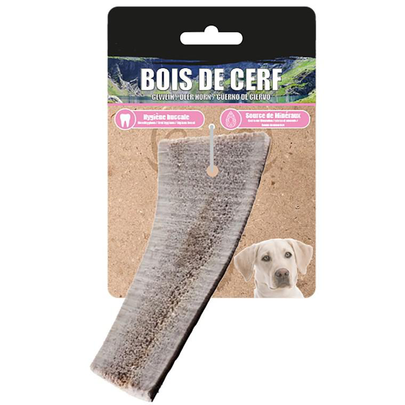 Meilleurs prix pour Friandise Chien – Wouapy Demi bois de cerf – S