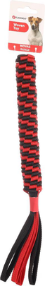 Comparer les prix de Jouet Chien - Flamingo Jouet Movas Bâton tissé Rouge et noir - 40 x 3,5 cm