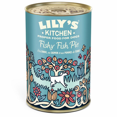 Meilleurs prix pour LILY'S KITCHEN-Lily's Kitchen Pâtée Chien Saumon Pommes de terre - 400 gr