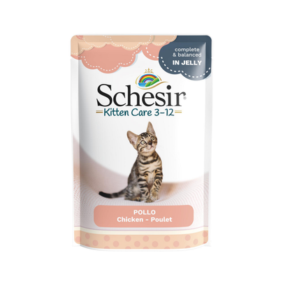 Comparer les prix de Sachet Chat - Schesir Kitten Care Poulet -  85 gr