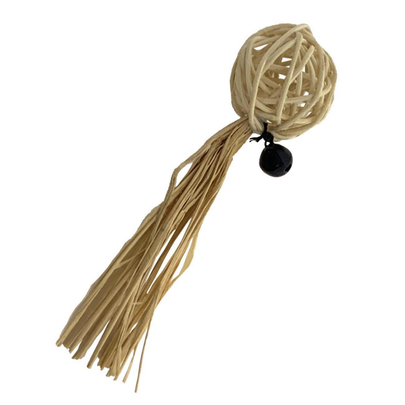 Comparer les prix de D&D HOME-D&D Home Jouet Chat Balle en rotin Beige - 4 x 14 x 4 cm