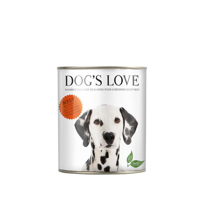 Meilleurs prix pour Boîte Chien – Dog's Love pâtée au Bœuf - 400 gr