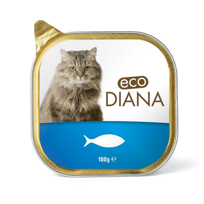 Comparer les prix de ECO DIANA-Barquette Chat – Eco Diana Poisson 100 gr