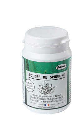 Meilleurs prix pour Complément alimentaire pour Chiens et Chats  – Bubimex Poudre de Spiruline – 60 g