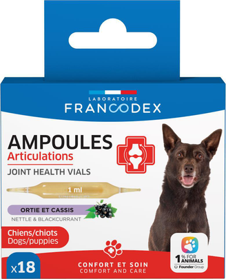 Comparer les prix de FRANCODEX-Francodex Ampoules articulations chien – 18 X 1 mL