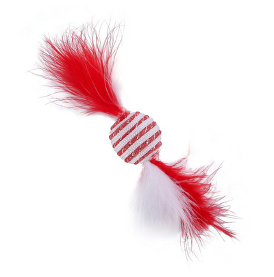 Meilleurs prix pour Jouet Chat – Wouapy Balle De Noël Avec Plumes