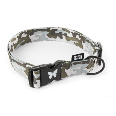 Comparer les prix de Collier Camouflage gris pour chien - 4x75/90 cm