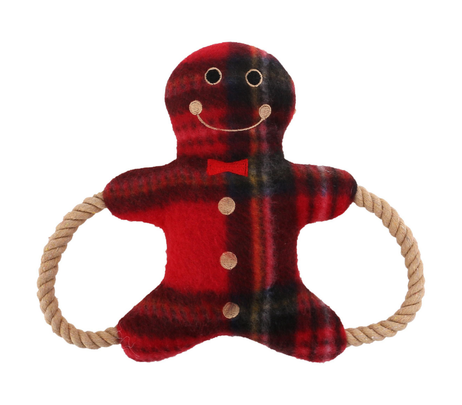 Meilleurs prix pour Jouet Chien – Wouapy Peluche de Noël Biscuit Avec Sifflet Et Corde