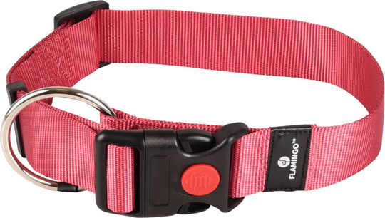 Comparer les prix de Collier Chien - Flamingo Collier nylon Ziggi XL Rose - 55 / 75 x 4 x 0,2 cm
