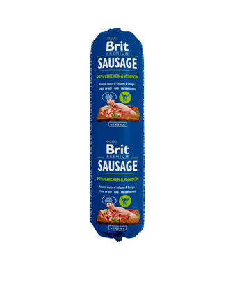 Comparer les prix de Friandises Chien – Brit Saucisse poulet et gibier – 800 gr