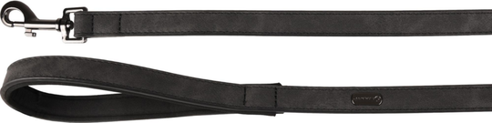 FLAMINGO-Flamingo Laisse Chien Delu Noir - 130 x 1,5 cm