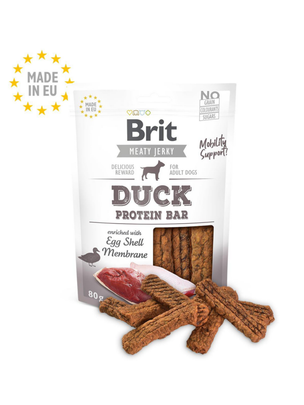 BRIT-Friandises Chien – Brit Meaty Jerky Snack Duck protein bar – 80 gr