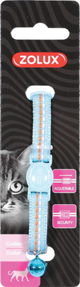 Comparer les prix de Collier Chat – Zooplus Collier Nylon Tempo Réglable Bleu
