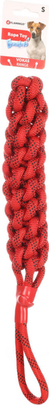 Meilleurs prix pour Jouet Chien - Flamingo Jouet Vokas Corde à tirer Rouge et noir - 47 x 5 cm