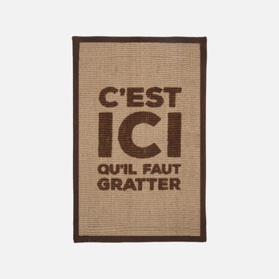 Meilleurs prix pour Tapis à griffer Here Rectangle – Marron