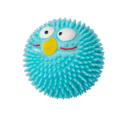 Meilleurs prix pour Jouet chien - Balle Rubber Lucky Bird goût menthe coloris bleu - Taille S