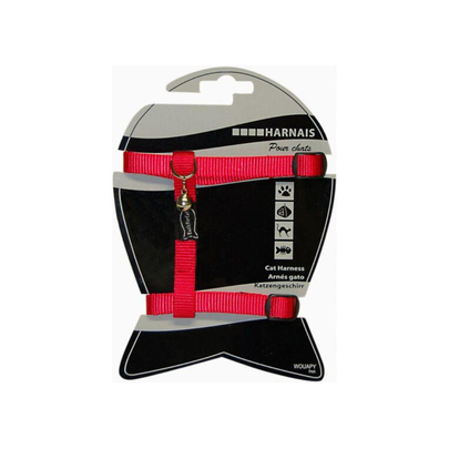 Meilleurs prix pour Harnais Chat – Wouapy Basic Line rouge