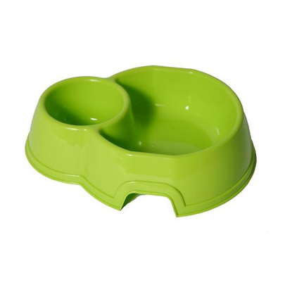 Comparer les prix de Gamelle chat plastique double 24cm