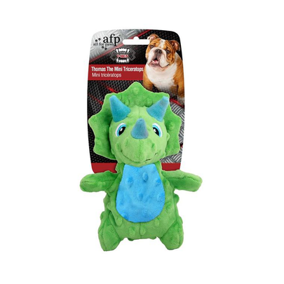 Meilleurs prix pour Jouet Chien - AFP Peluche Thomas le Mini Tricératops Taille S Vert et bleu - 18 x 12