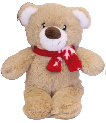 Meilleurs prix pour Jouet chien - Croci Peluche  Noël My Teddy Beige et rouge - 20 cm