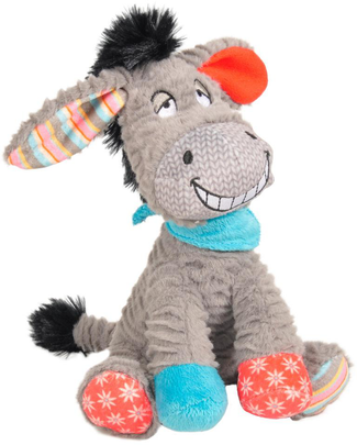 Meilleurs prix pour Jouet Chien - Flamingo Peluche âne assis Molly Gris - 16 x 12 x 20 cm