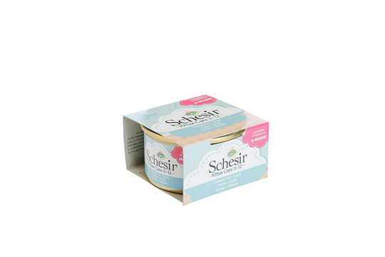 Meilleurs prix pour Boîtes Chat - Schesir Kitten Care Mousse Thon -  85 gr