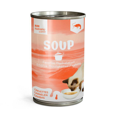 Comparer les prix de Boîtes Chat - Bubimex Soupe aux crevettes - 135 gr