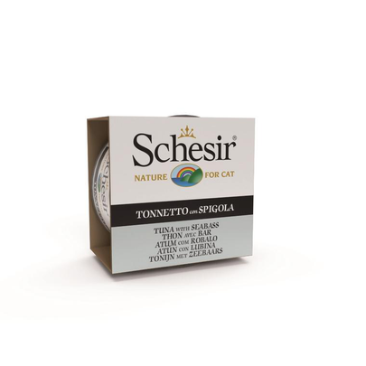 Comparer les prix de Boîte Chat – Schesir Thon avec Bar 85 gr
