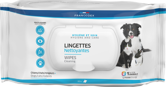 Meilleurs prix pour Soin – Francodex Lingettes nettoyantes multi-usages – X100