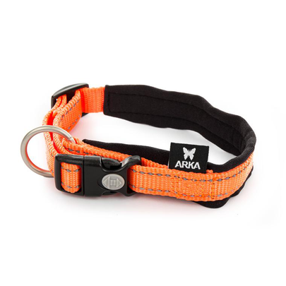 Comparer les prix de Collier Chien – Martin Sellier Collier Neo+ orange – 1,5 x 30 à 35 cm