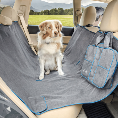 Comparer les prix de KURGO-Kurgo Hamac de protection pour voiture Heather – 140 X 142 cm