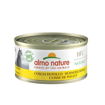 Meilleurs prix pour Boîte Chat –Almo Nature HFC Natural Cuisse de Poulet 70 gr