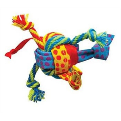 Comparer les prix de PETSTAGES-Jouet chat - Petstages Balle Tons of Tails Multicolore - Ø 4 cm