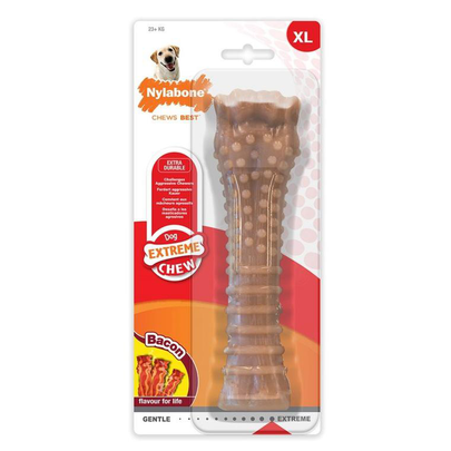 Meilleurs prix pour Jouet Chien – Nylabone Os bacon – XL