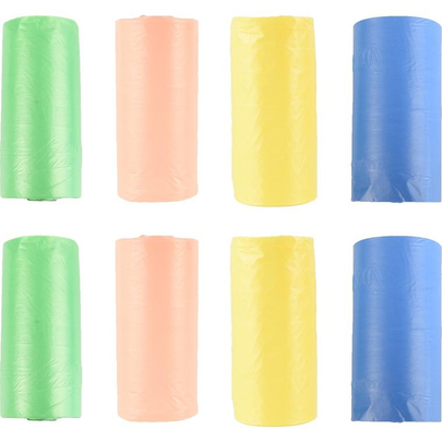 FLAMINGO-Hygiène Chien - Flamingo 8 Recharges de sacs à déjections bio Multicolore - 32 x 22 cm