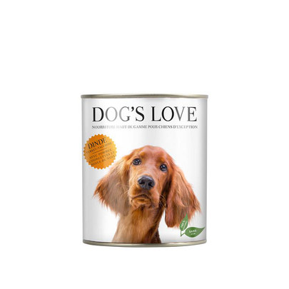 Meilleurs prix pour Boîte Naturelle Chien – Dog's Love Dinde 200 gr