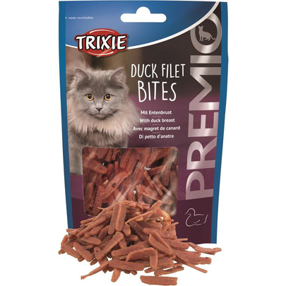 TRIXIE-Friandises Chat – Trixie Premio duck filet bites – 50 gr