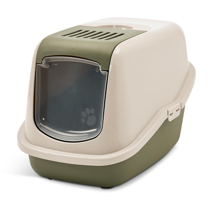 Comparer les prix de Hygiène Chat – Savic Maison de toilette Nestor granite-vert – 56 x 39 x 38,5 cm